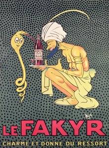 Il Fakyr: incantatore e donatore di spirito, pubblicità per l